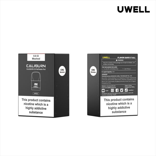 Uwell,Uwell電子煙,Uwell Caliburn G3 Pod